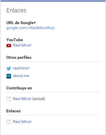 enlaces google+